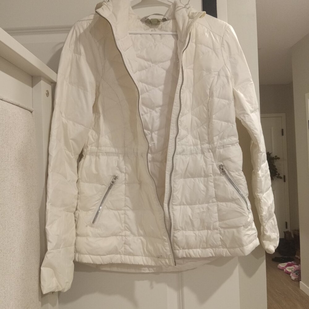 GREAT White Athleta Medium Coat - Picture 2 of 8
